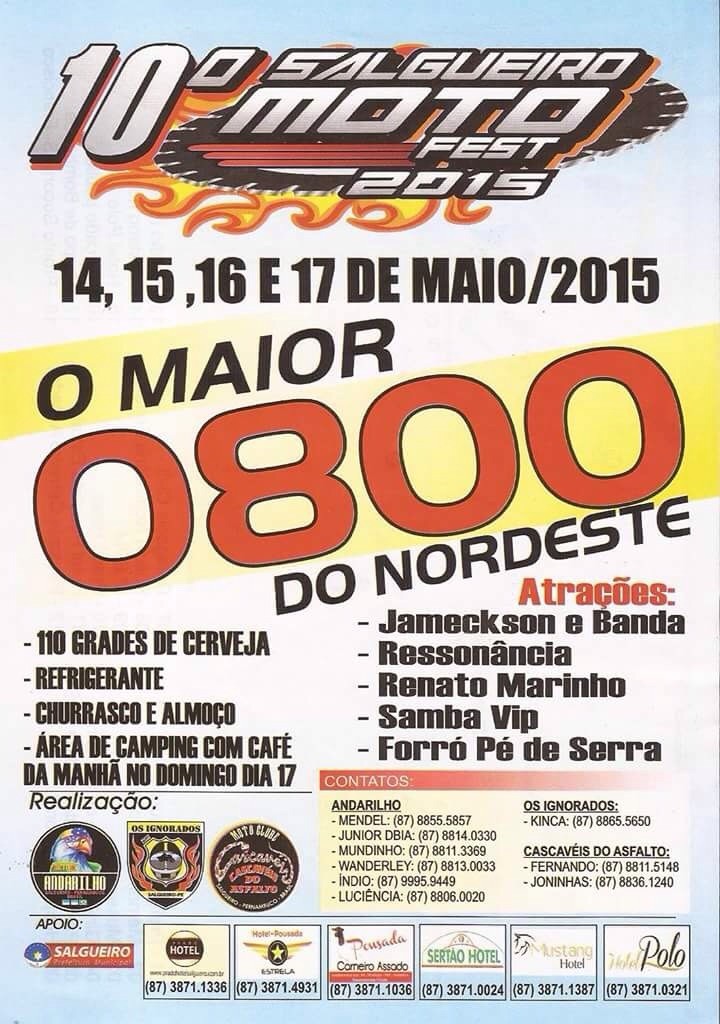 SALGUEIRO MOTO FEST 2015