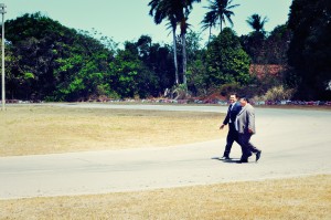 O momento da ordem de demolição. Foto: Luís Sucupira